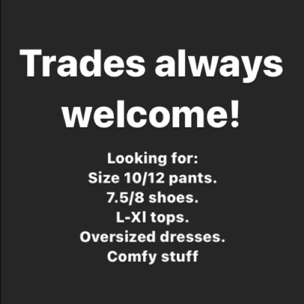 Trades welcome!